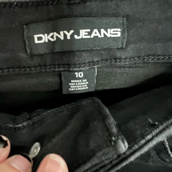 Dkny boyfriend shorts black size 10 - Picture 3 of 6